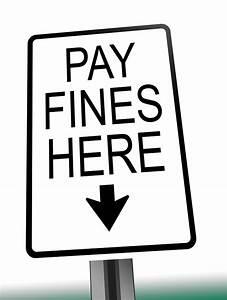 Fine Payment sign